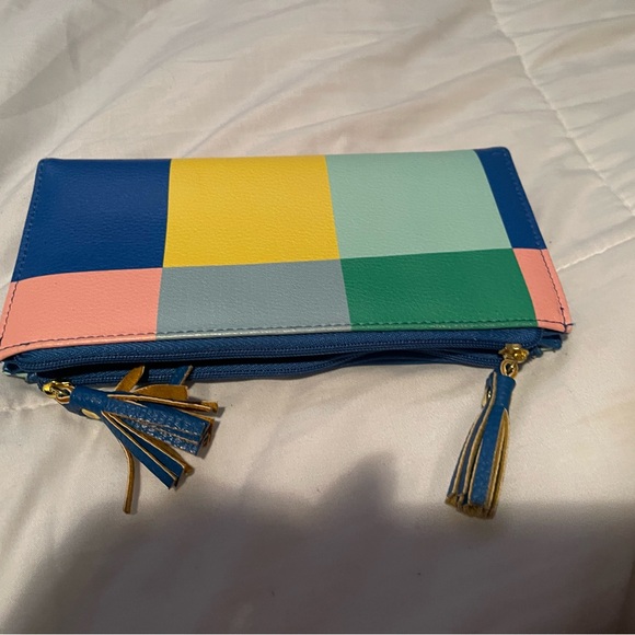 NWOT Multicolor Buxton Florence Cosmopolitan Wallet RARE - Picture 2 of 5